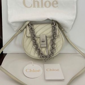 Chloe calfskin quilted mini drew bijou shoulder bag